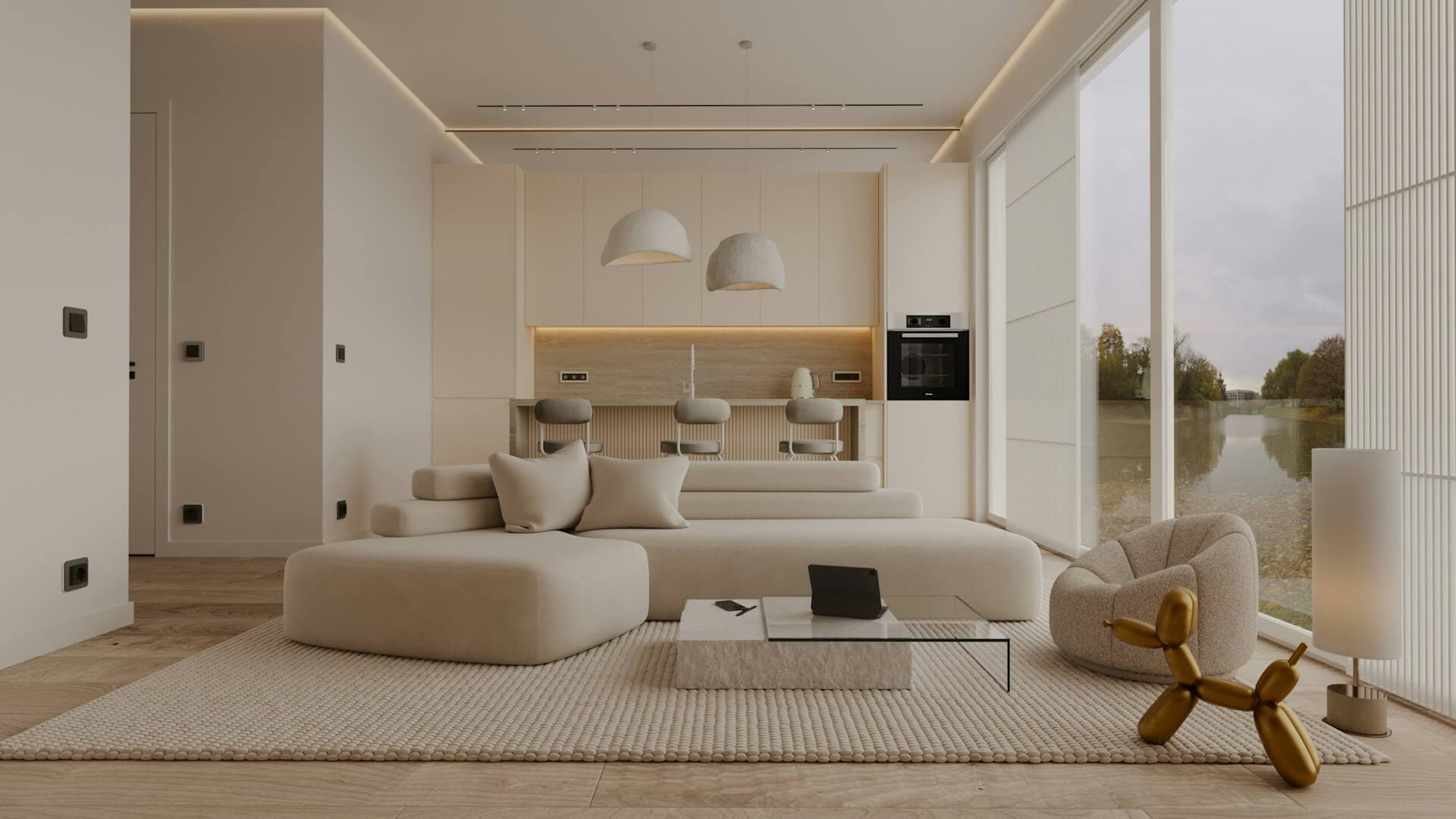 Luxury contemporary interior
