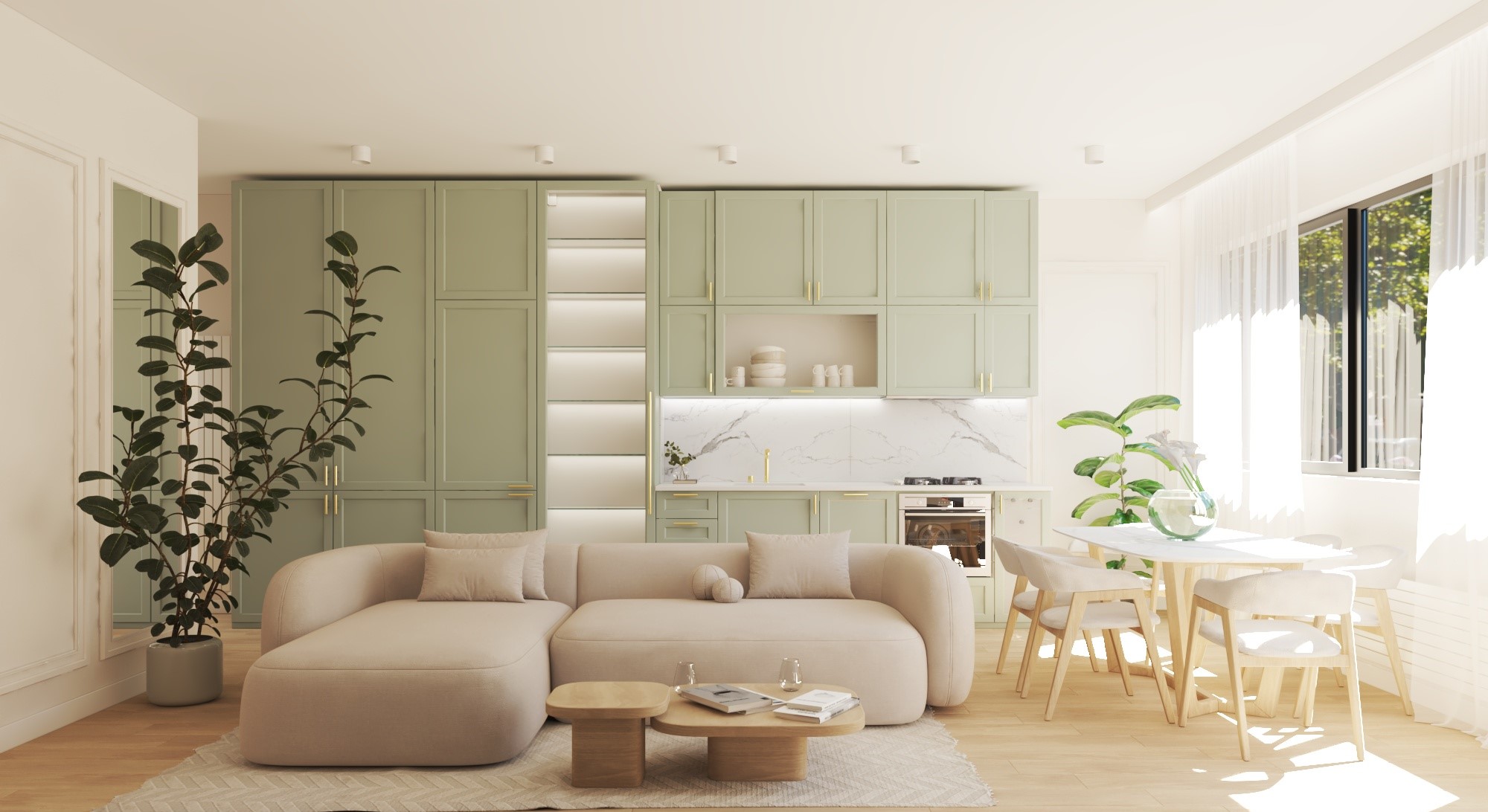 საცხოვრებელი სივრცე - სრული რემონტი